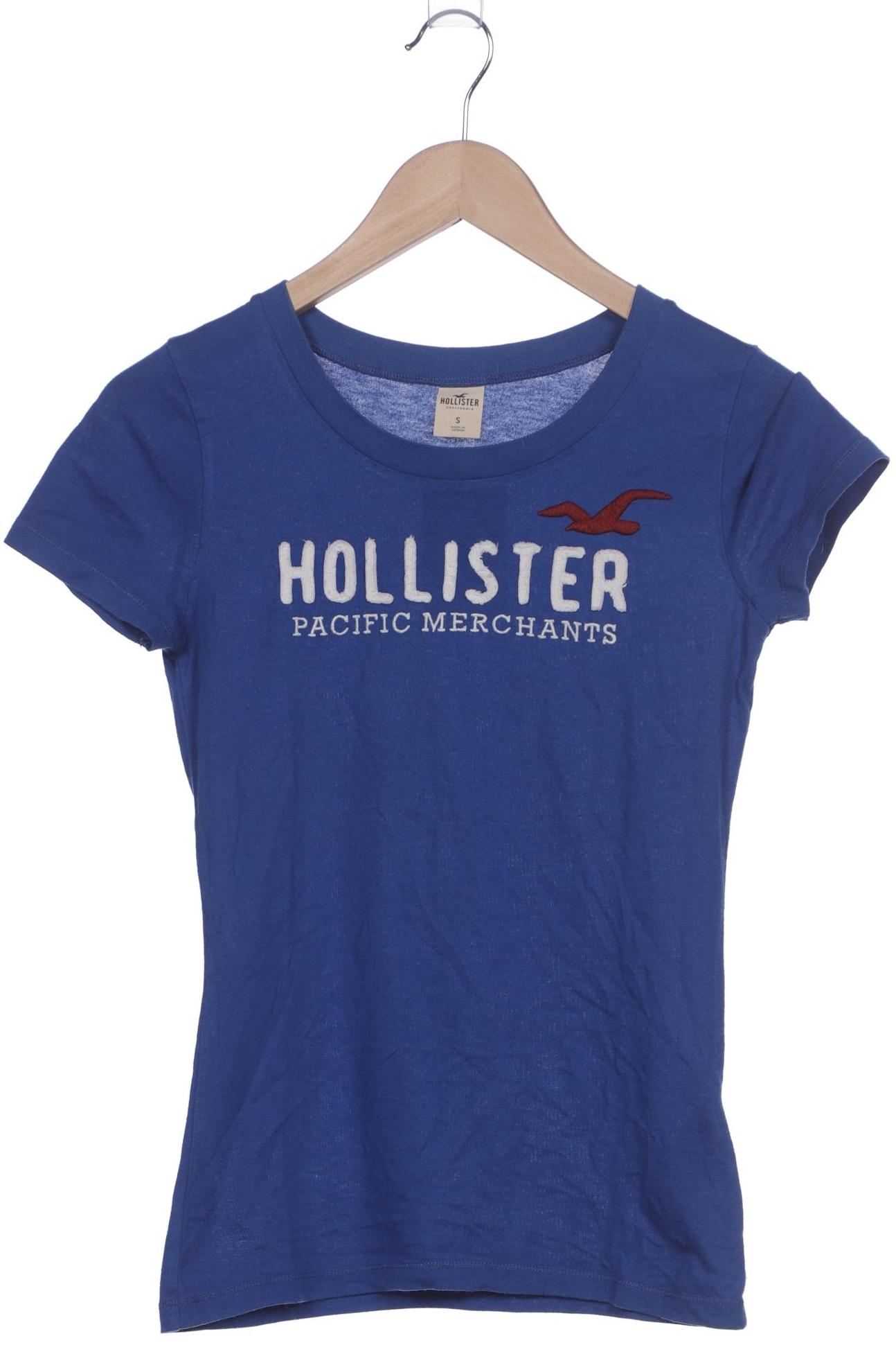 

Hollister Damen T-Shirt, blau, Gr. 36