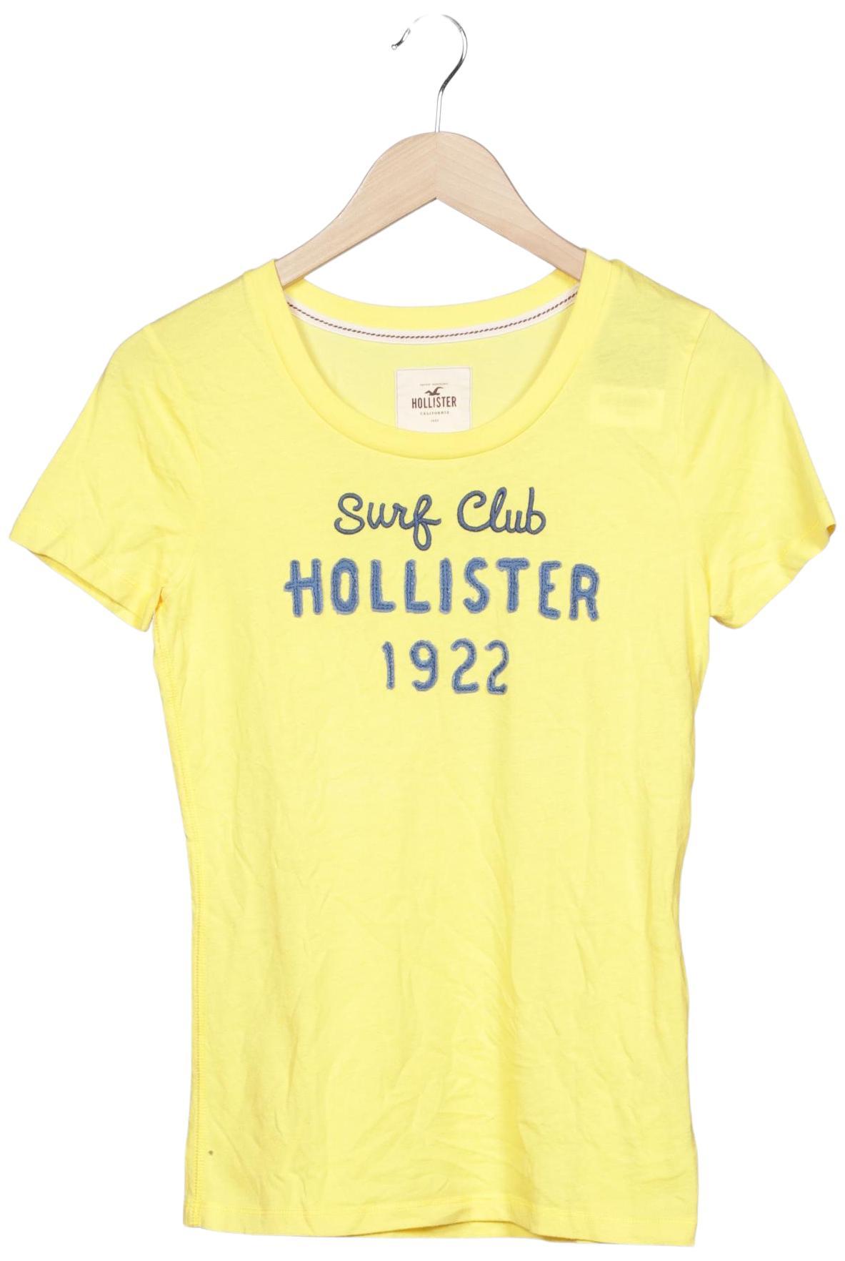 

Hollister Damen T-Shirt, gelb, Gr. 42