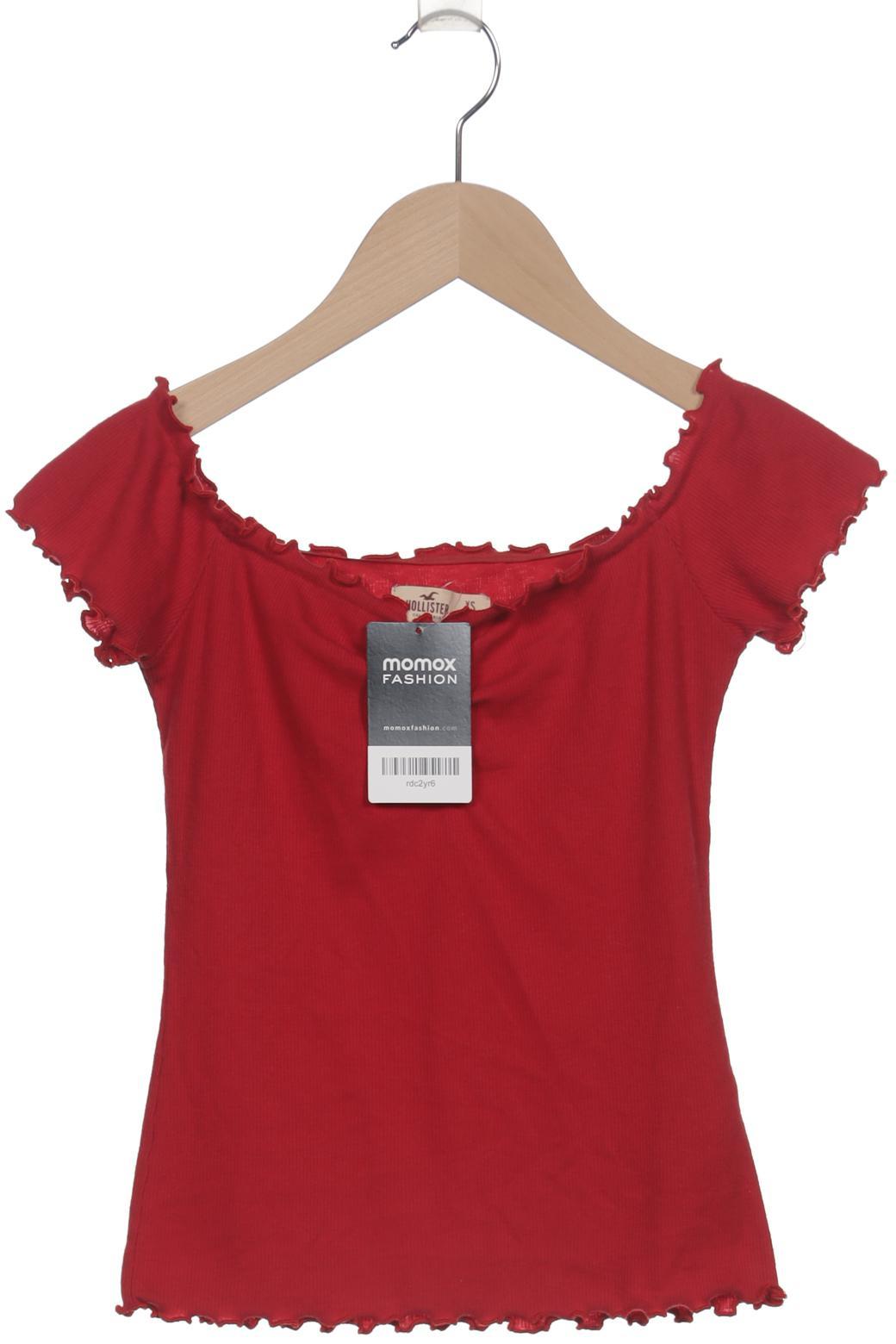 

Hollister Damen T-Shirt, rot, Gr. 34
