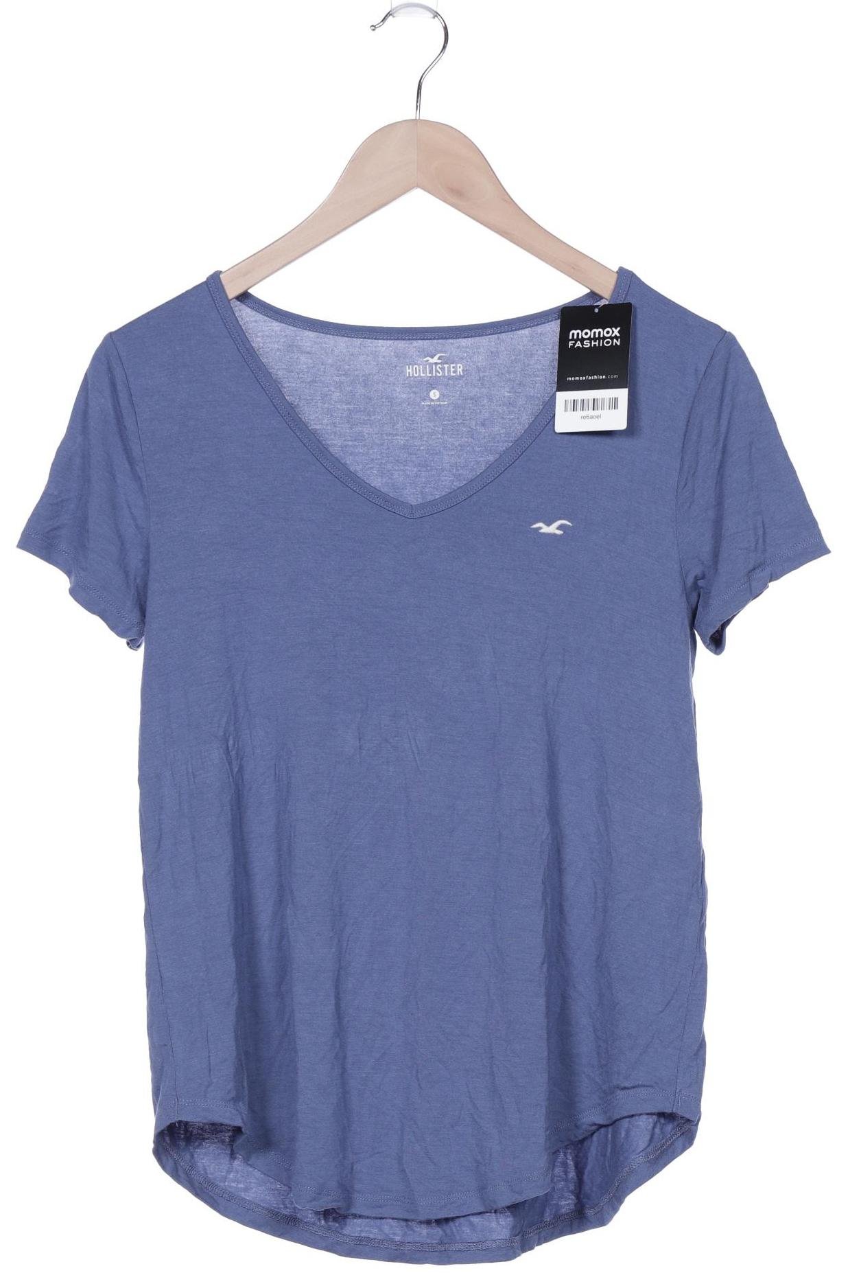 

Hollister Damen T-Shirt, blau, Gr. 36