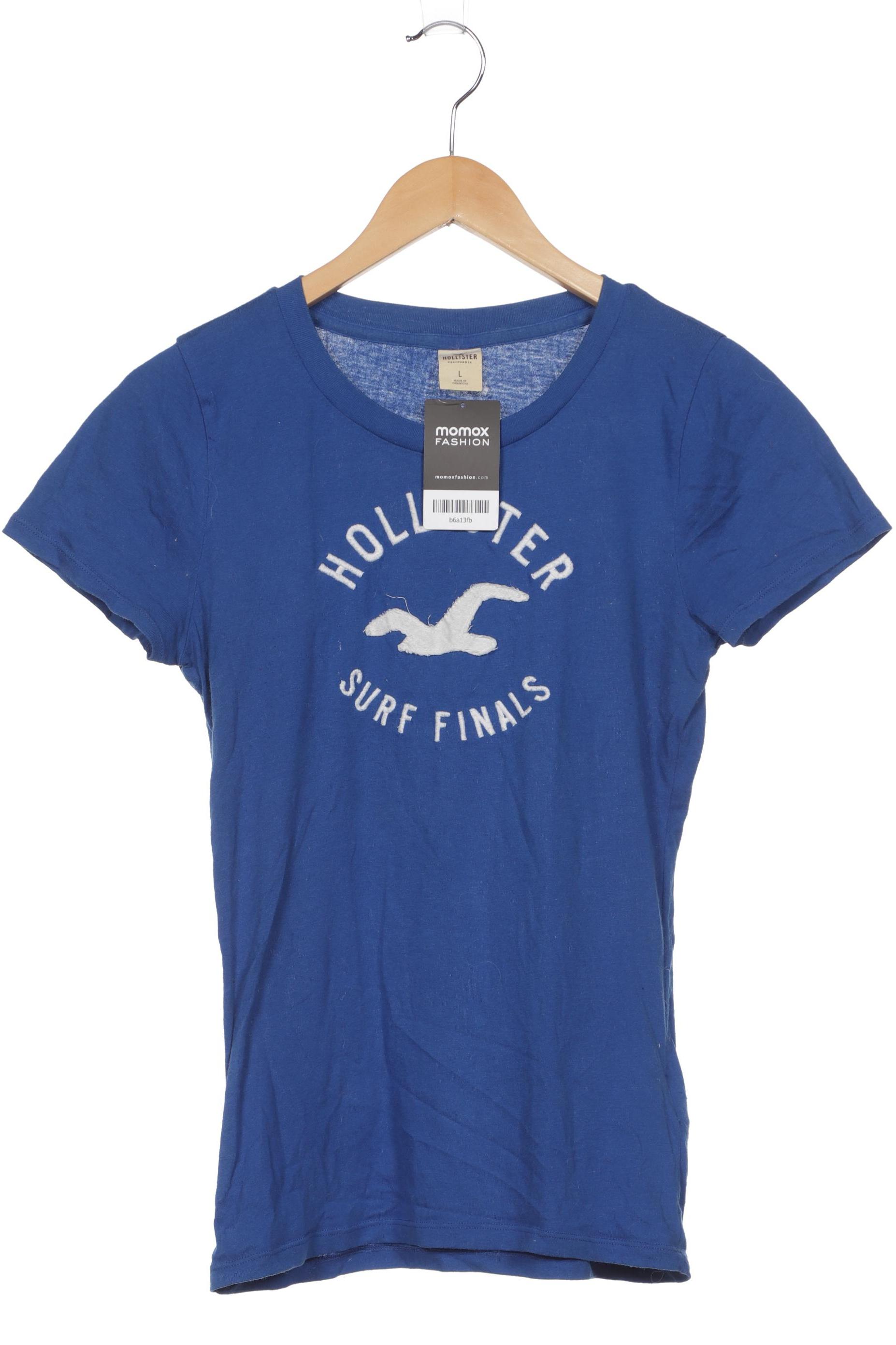 

Hollister Damen T-Shirt, blau, Gr. 42