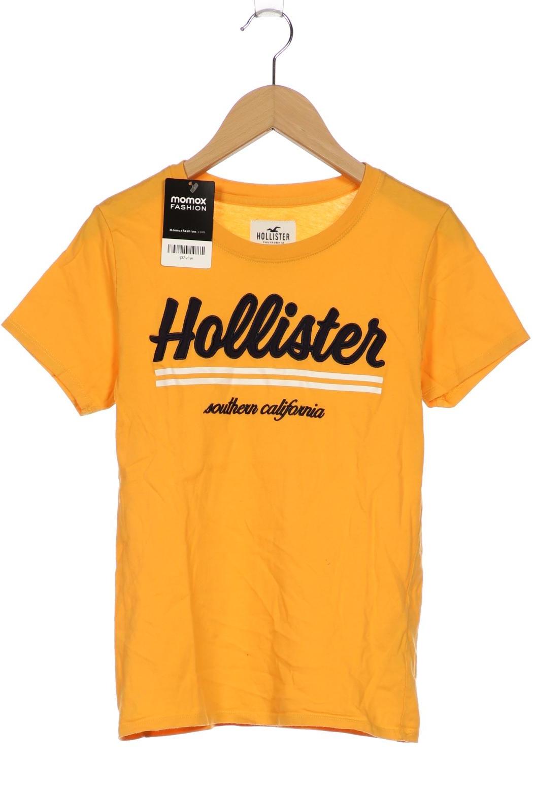 

Hollister Damen T-Shirt, gelb, Gr. 34