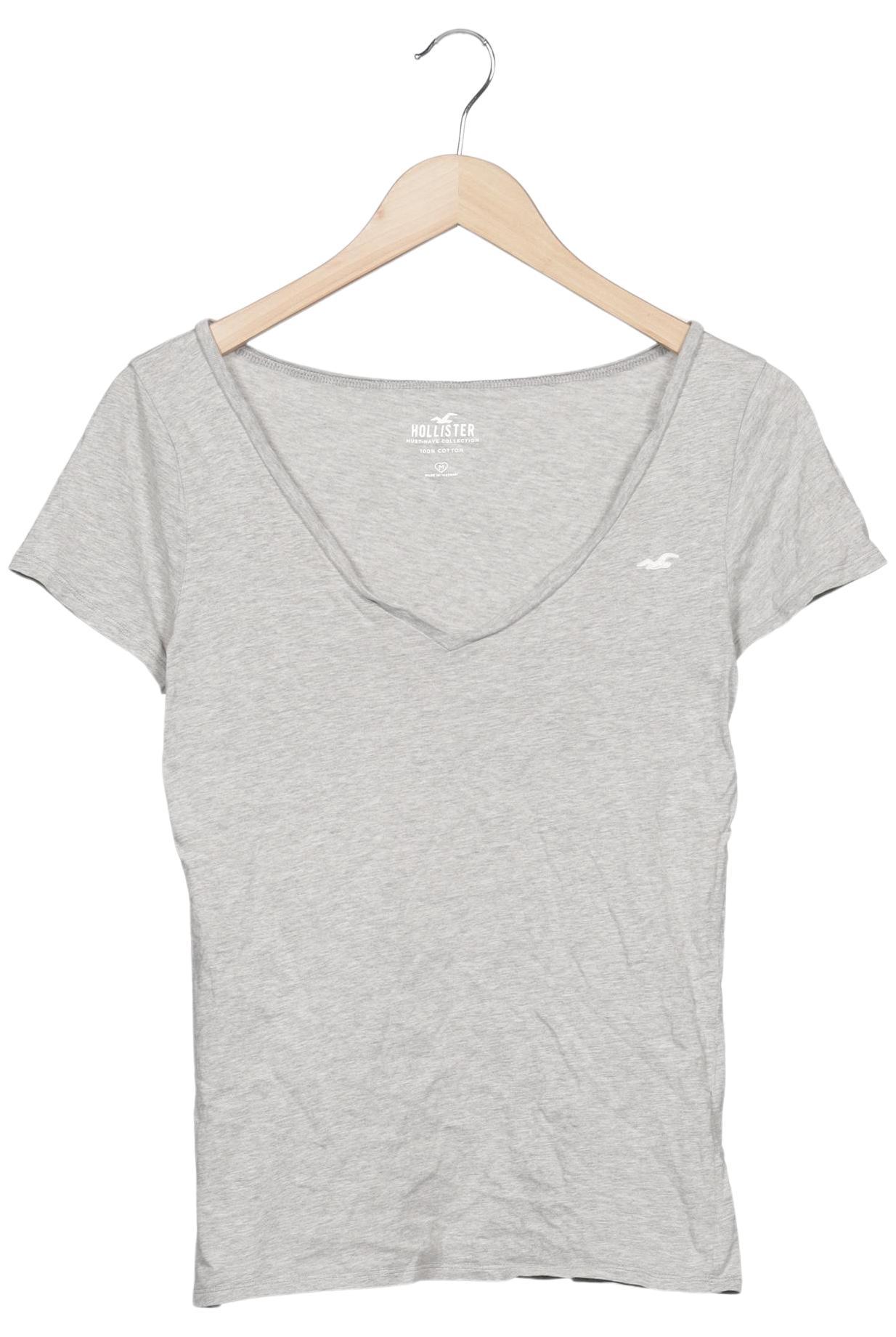 

Hollister Damen T-Shirt, grau, Gr. 38