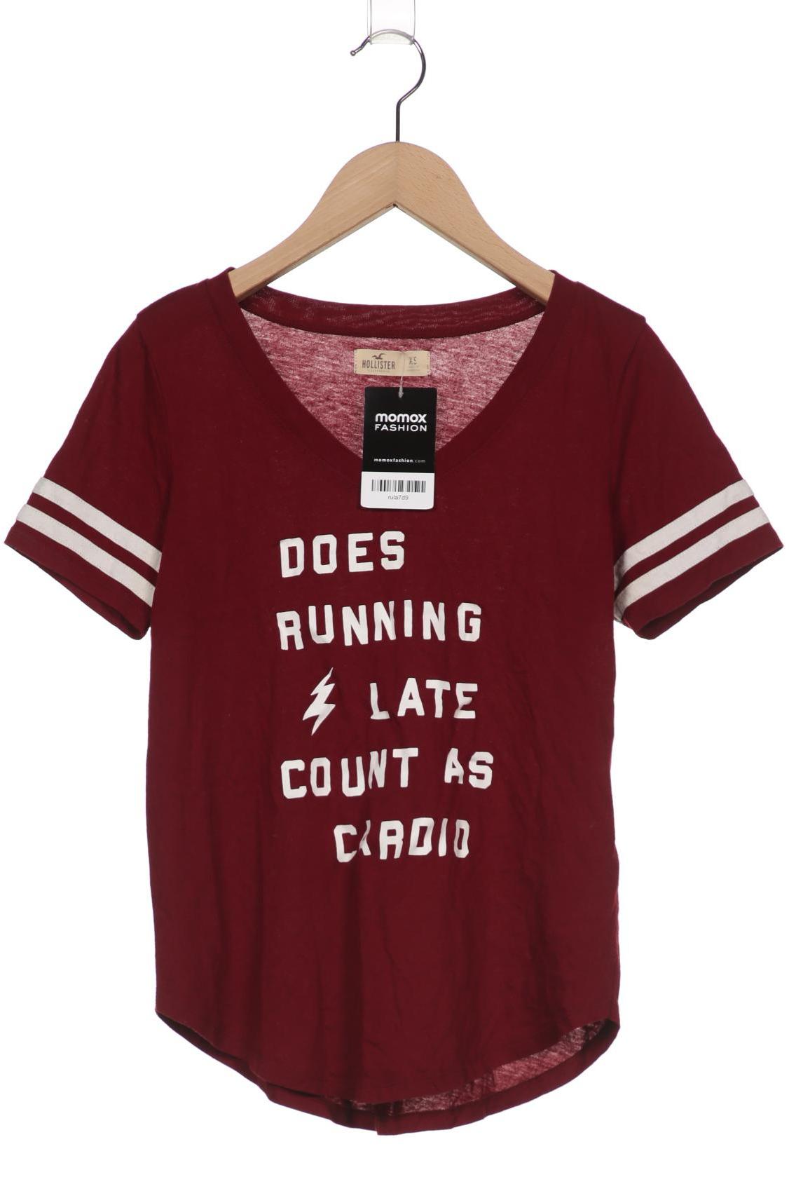 

Hollister Damen T-Shirt, bordeaux