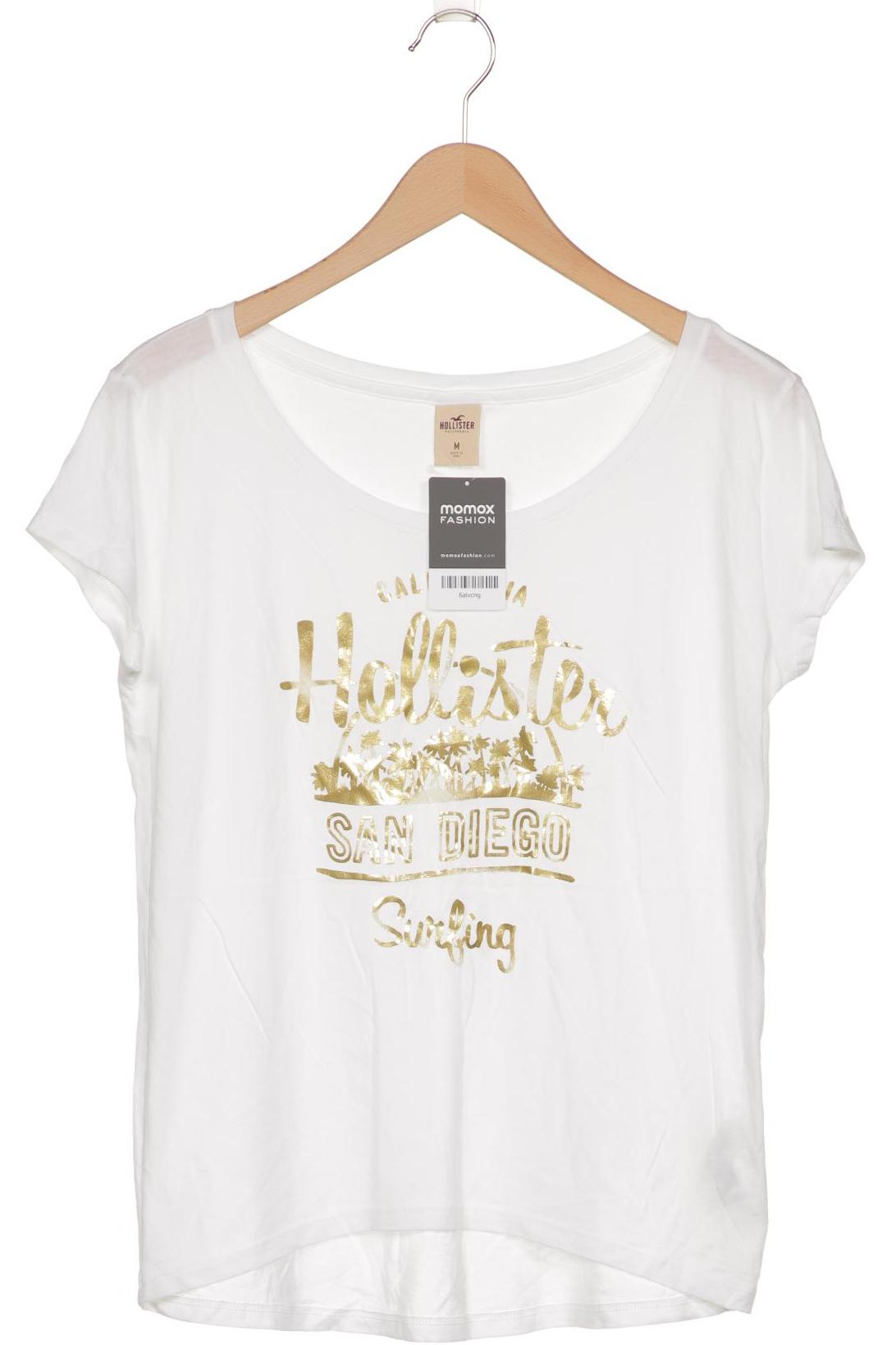

Hollister Damen T-Shirt, weiß, Gr. 38