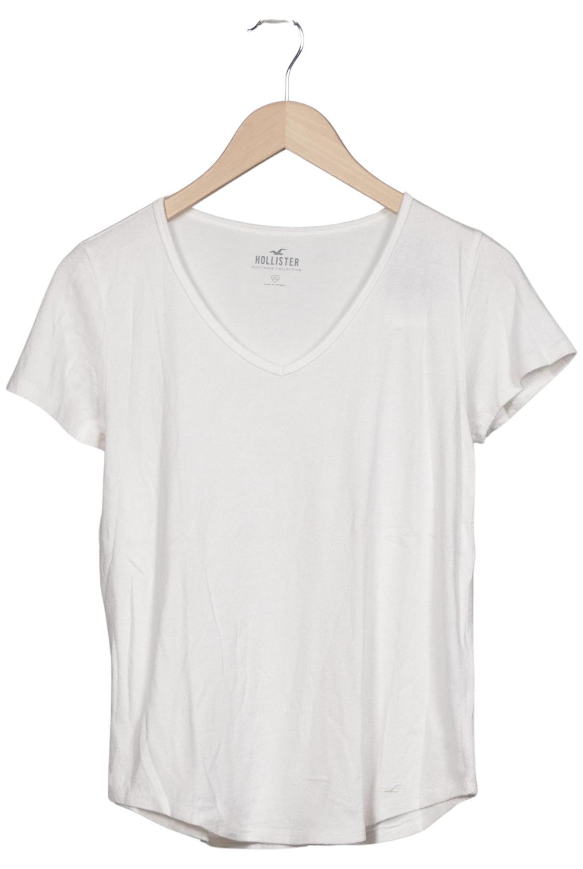 

Hollister Damen T-Shirt, weiß, Gr. 34