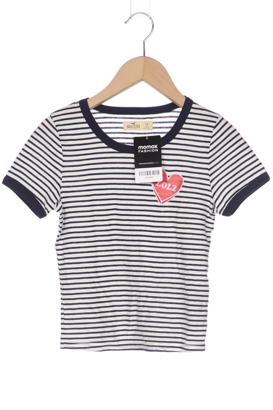 

Hollister Damen T-Shirt, weiß, Gr. 34