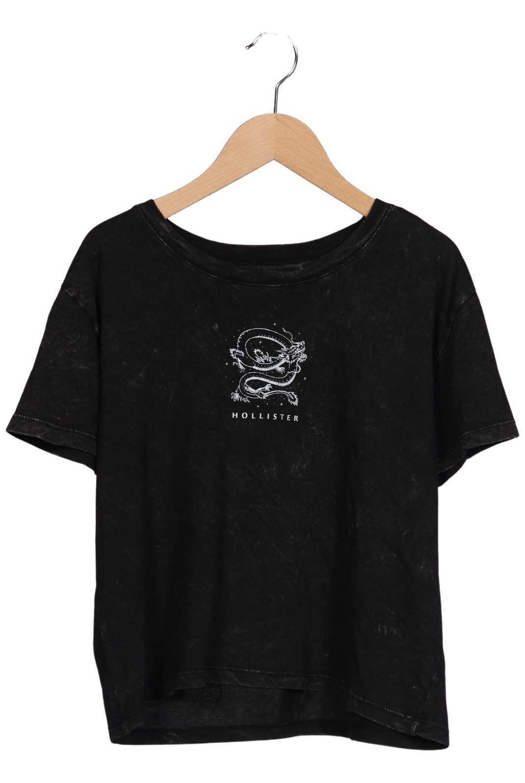 

Hollister Damen T-Shirt, schwarz, Gr. 34