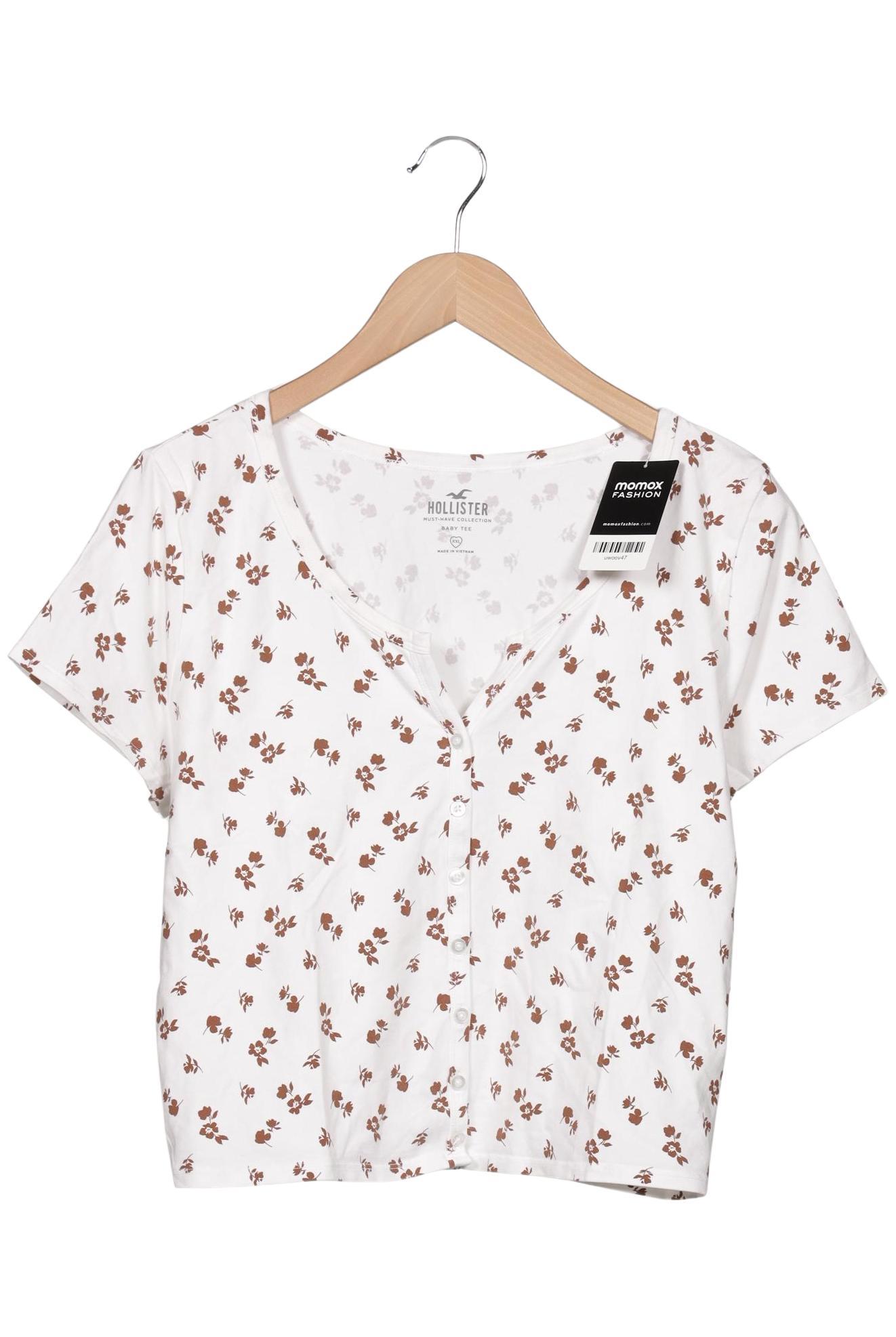 

Hollister Damen T-Shirt, weiß, Gr. 46