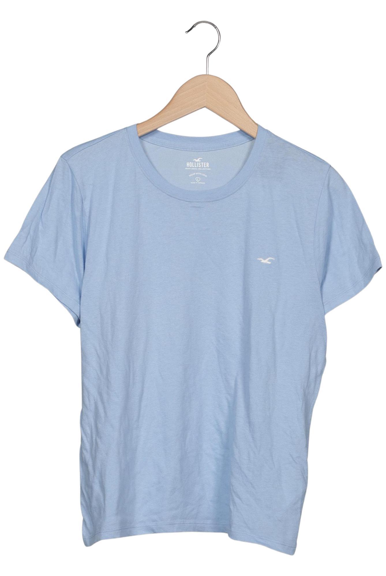 

Hollister Damen T-Shirt, hellblau, Gr. 42