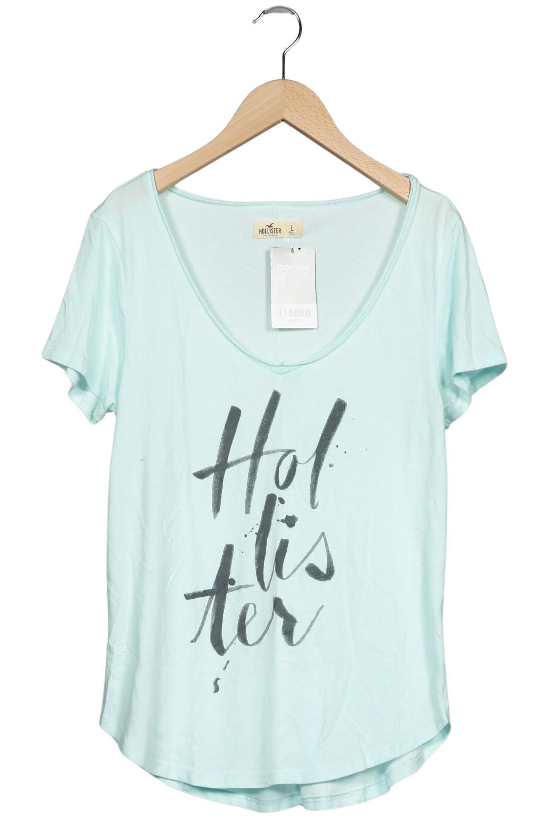 

Hollister Damen T-Shirt, hellblau, Gr. 42