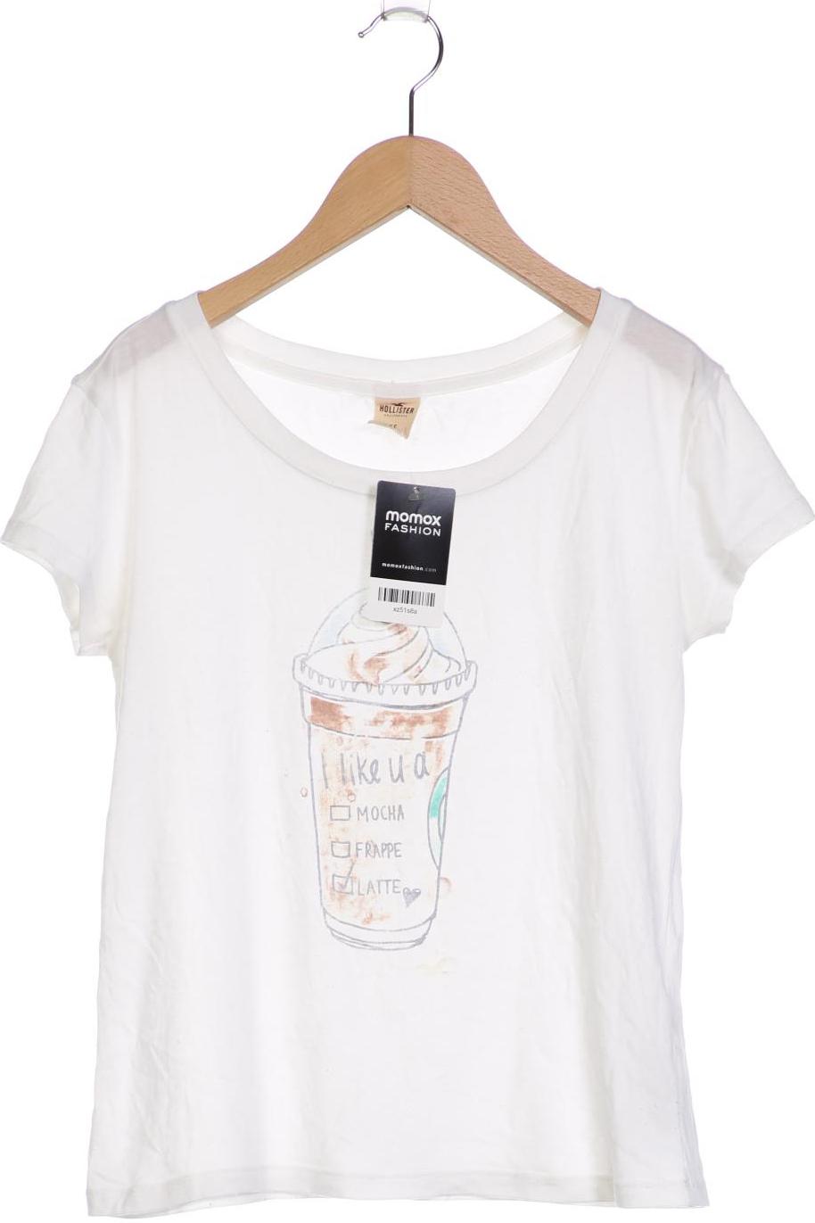 

Hollister Damen T-Shirt, weiß, Gr. 34