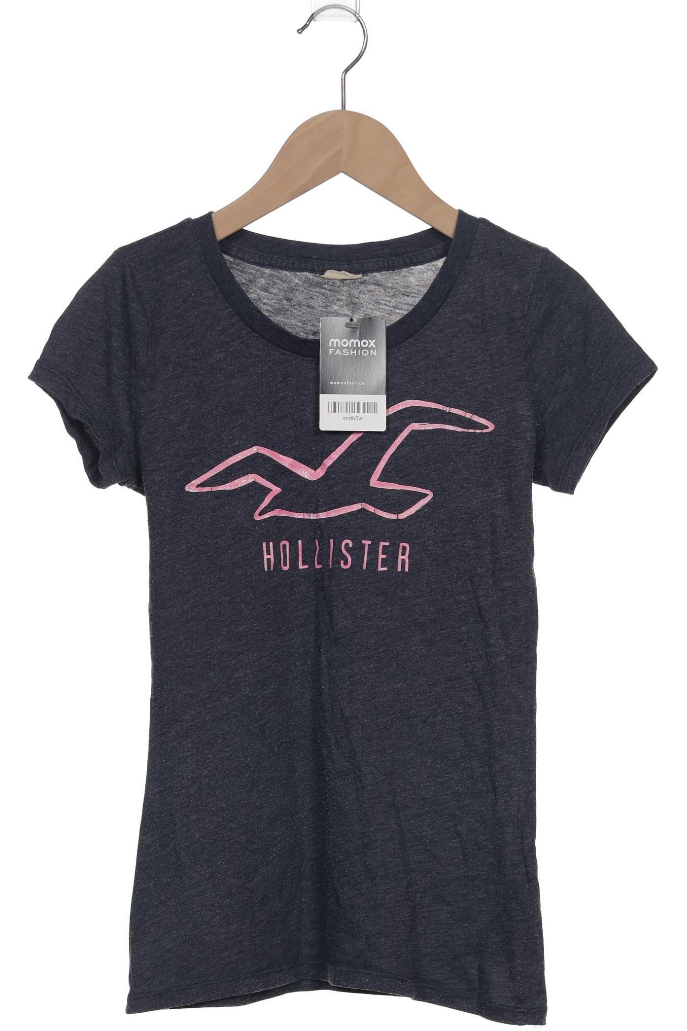

Hollister Damen T-Shirt, marineblau, Gr. 32