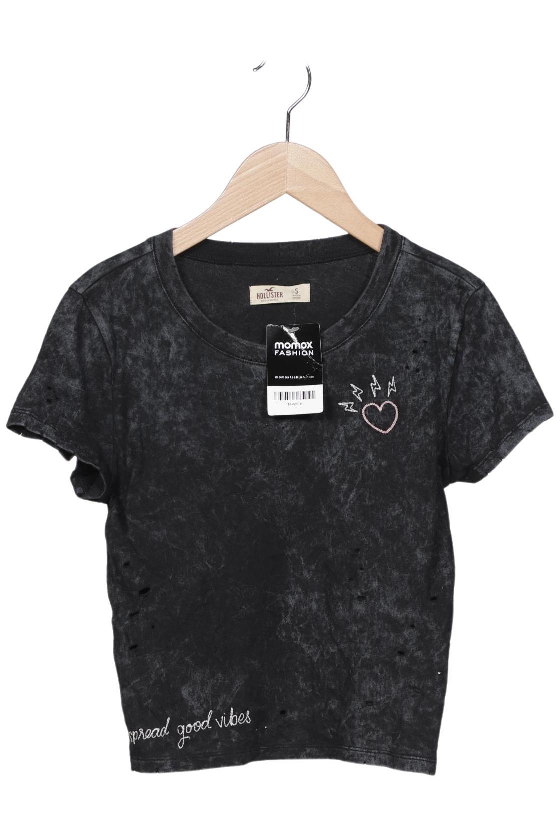

Hollister Damen T-Shirt, schwarz, Gr. 36