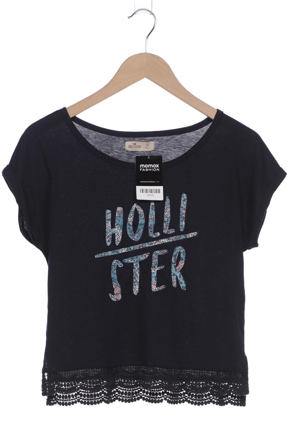 

Hollister Damen T-Shirt, marineblau, Gr. 34