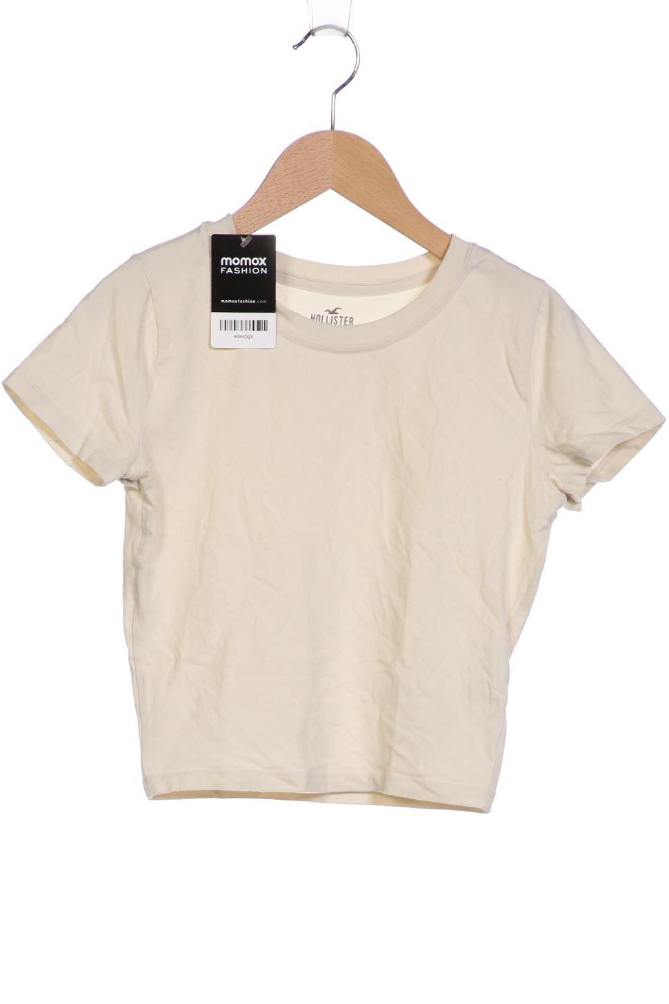 

Hollister Damen T-Shirt, cremeweiß, Gr. 36