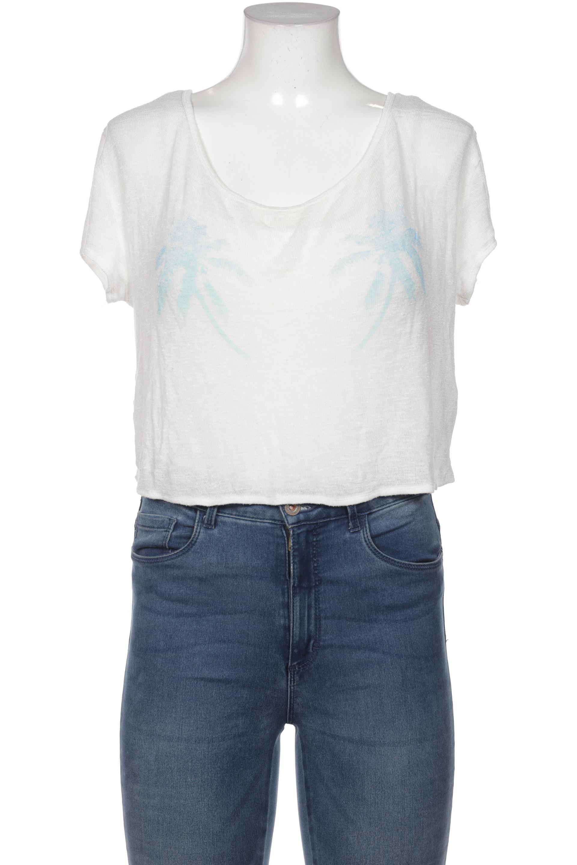 

Hollister Damen T-Shirt, cremeweiß, Gr. 42