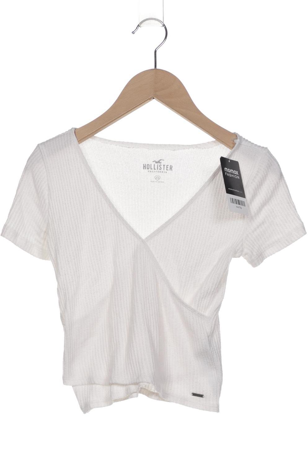 

Hollister Damen T-Shirt, weiß, Gr. 34