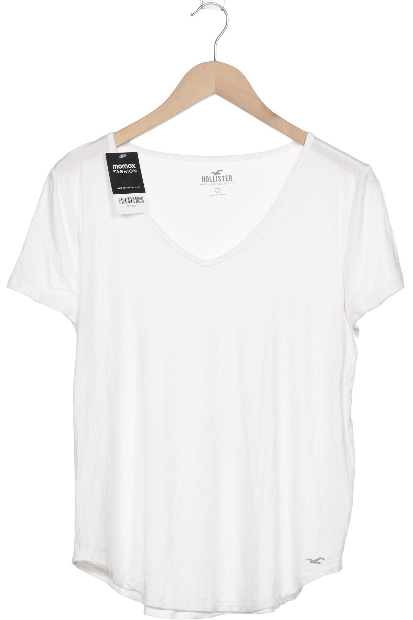 

Hollister Damen T-Shirt, weiß, Gr. 42