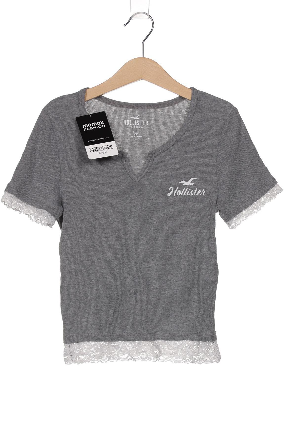 

Hollister Damen T-Shirt, grau, Gr. 34