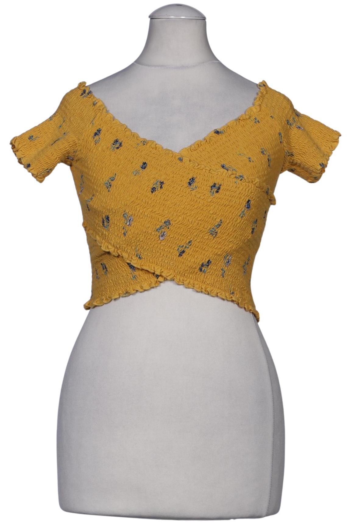 

Hollister Damen T-Shirt, gelb, Gr. 34