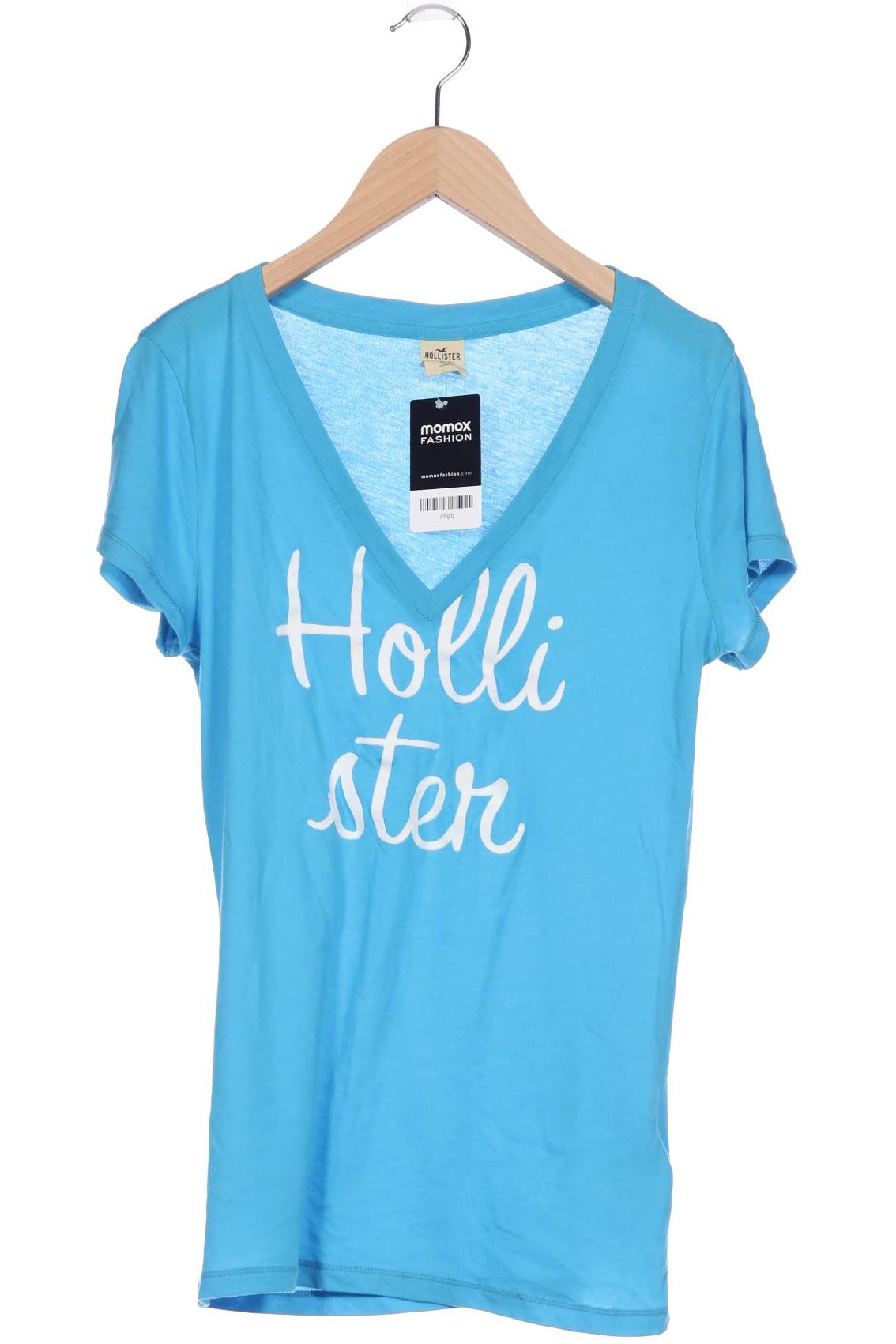 

Hollister Damen T-Shirt, blau, Gr. 42
