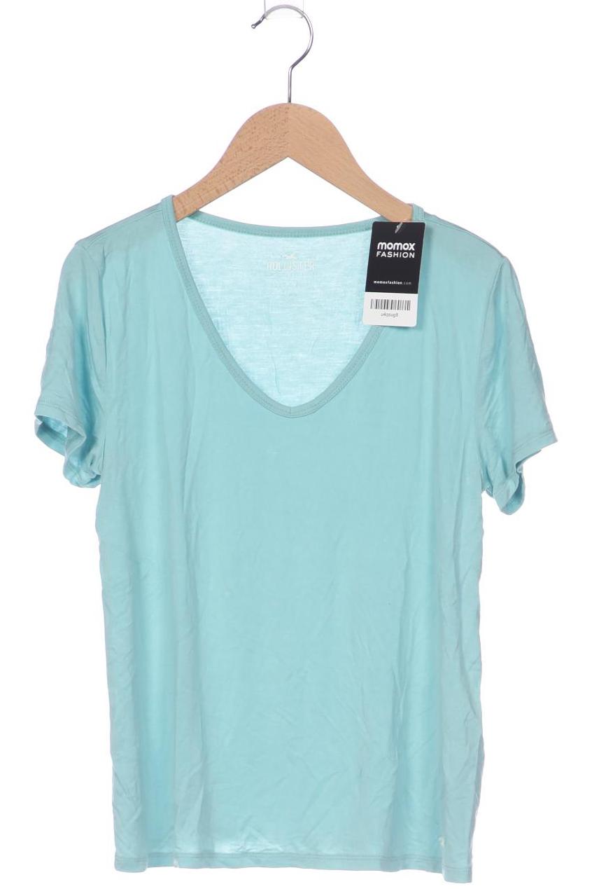 

Hollister Damen T-Shirt, hellblau, Gr. 34