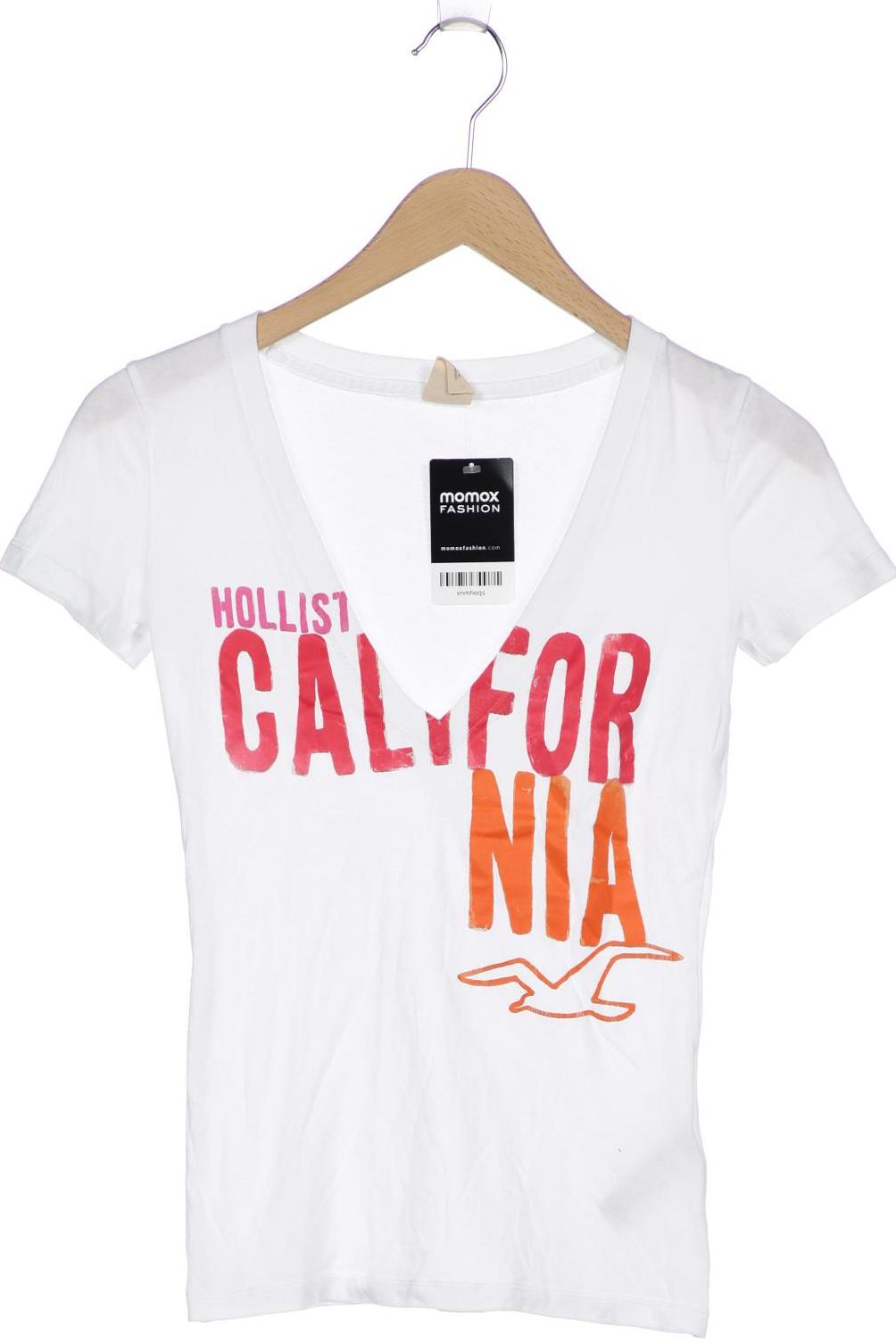 

Hollister Damen T-Shirt, weiß, Gr. 34