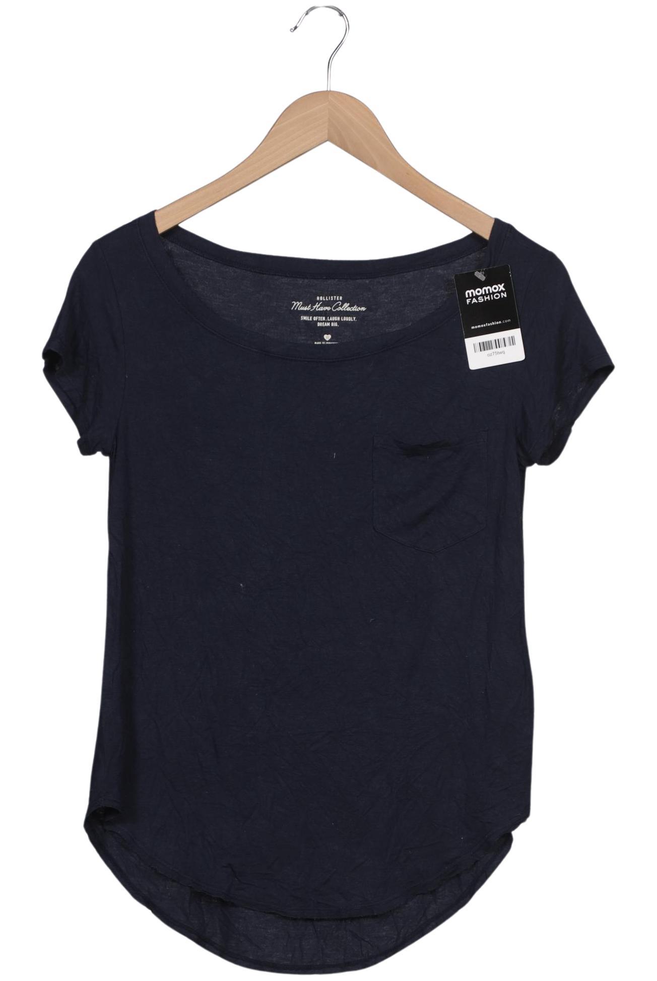 

Hollister Damen T-Shirt, marineblau, Gr. 34