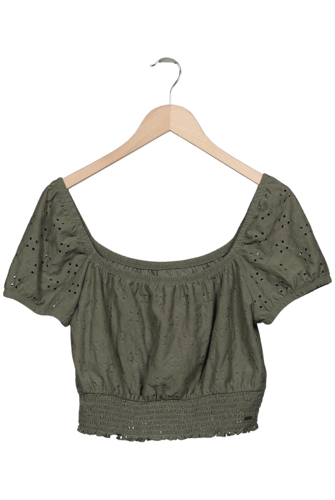 

Hollister Damen T-Shirt, grün, Gr. 42