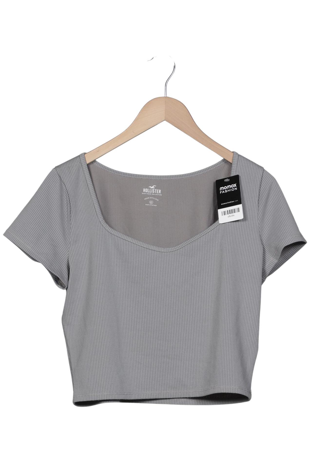 

Hollister Damen T-Shirt, grau, Gr. 44