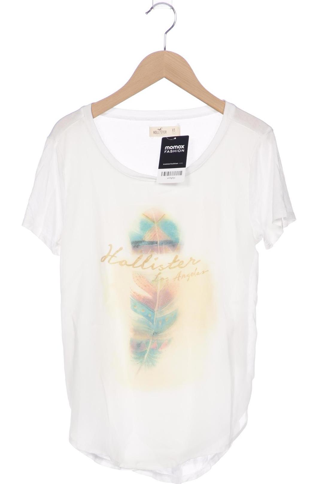 

Hollister Damen T-Shirt, weiß, Gr. 34