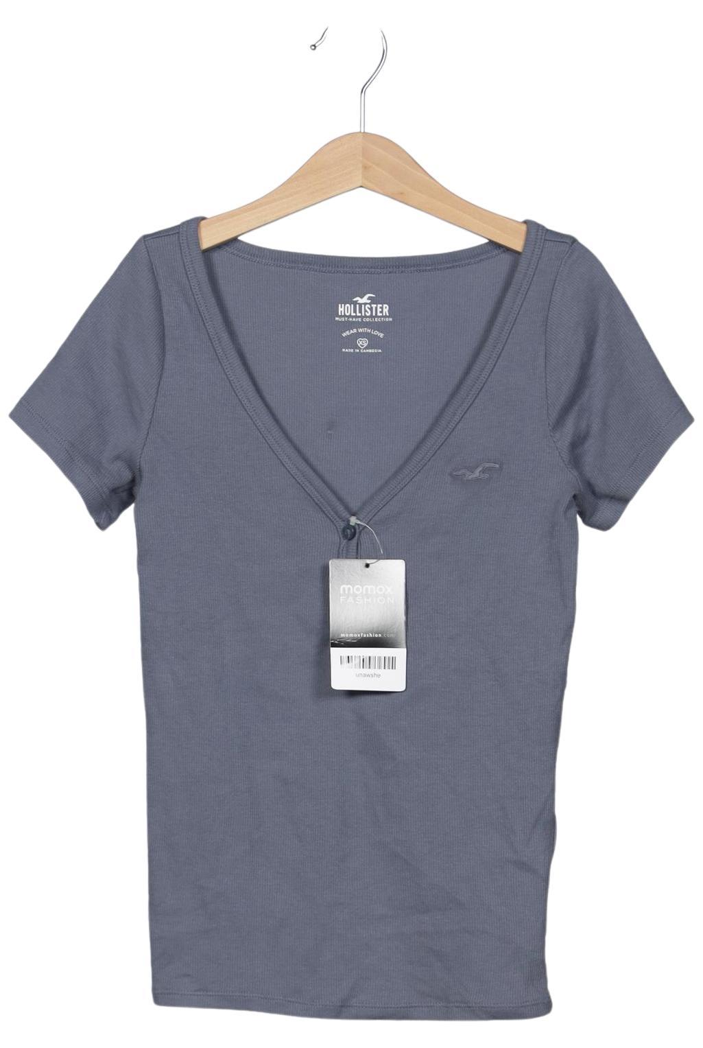 

Hollister Damen T-Shirt, grau, Gr. 34