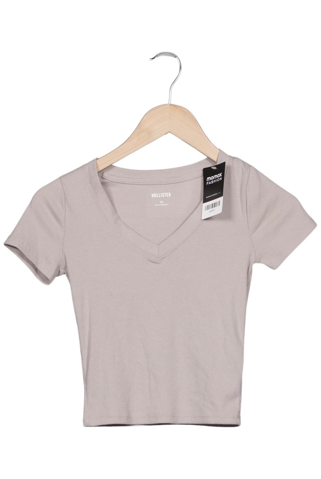 

Hollister Damen T-Shirt, grau, Gr. 34