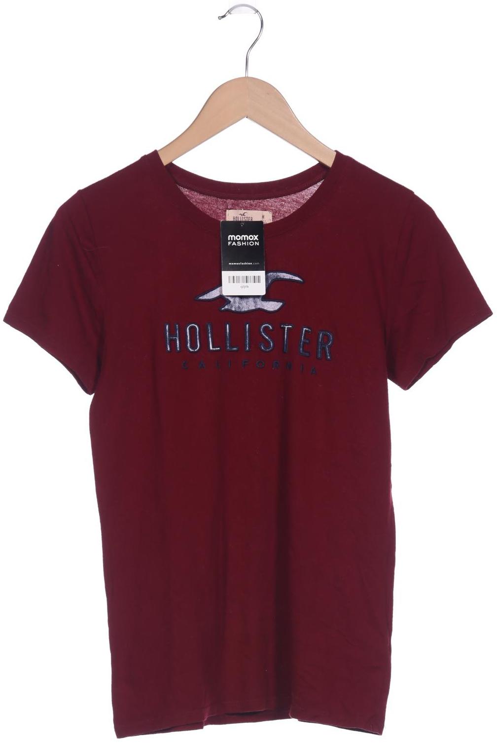 

Hollister Damen T-Shirt, bordeaux, Gr. 38