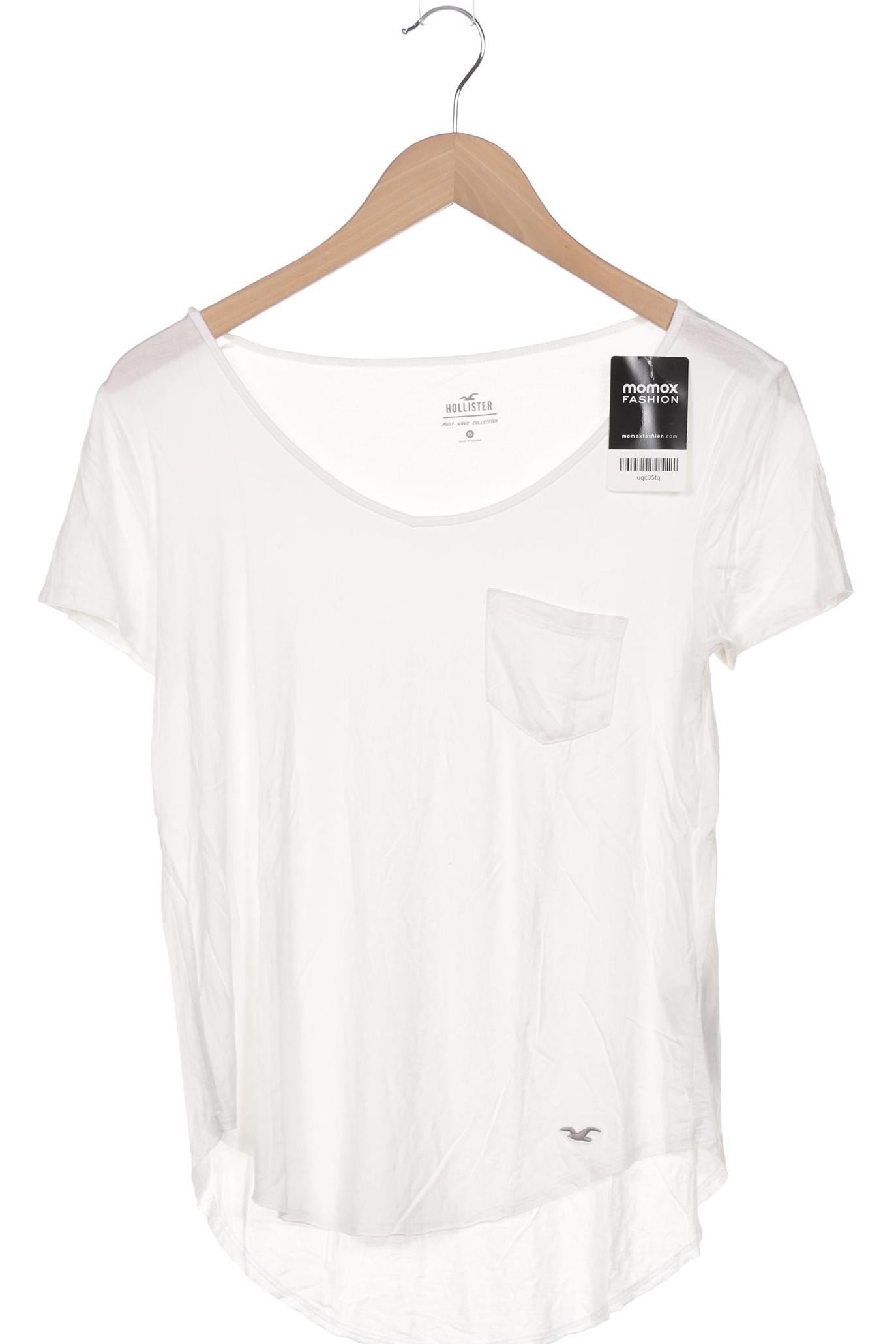 

Hollister Damen T-Shirt, weiß, Gr. 34
