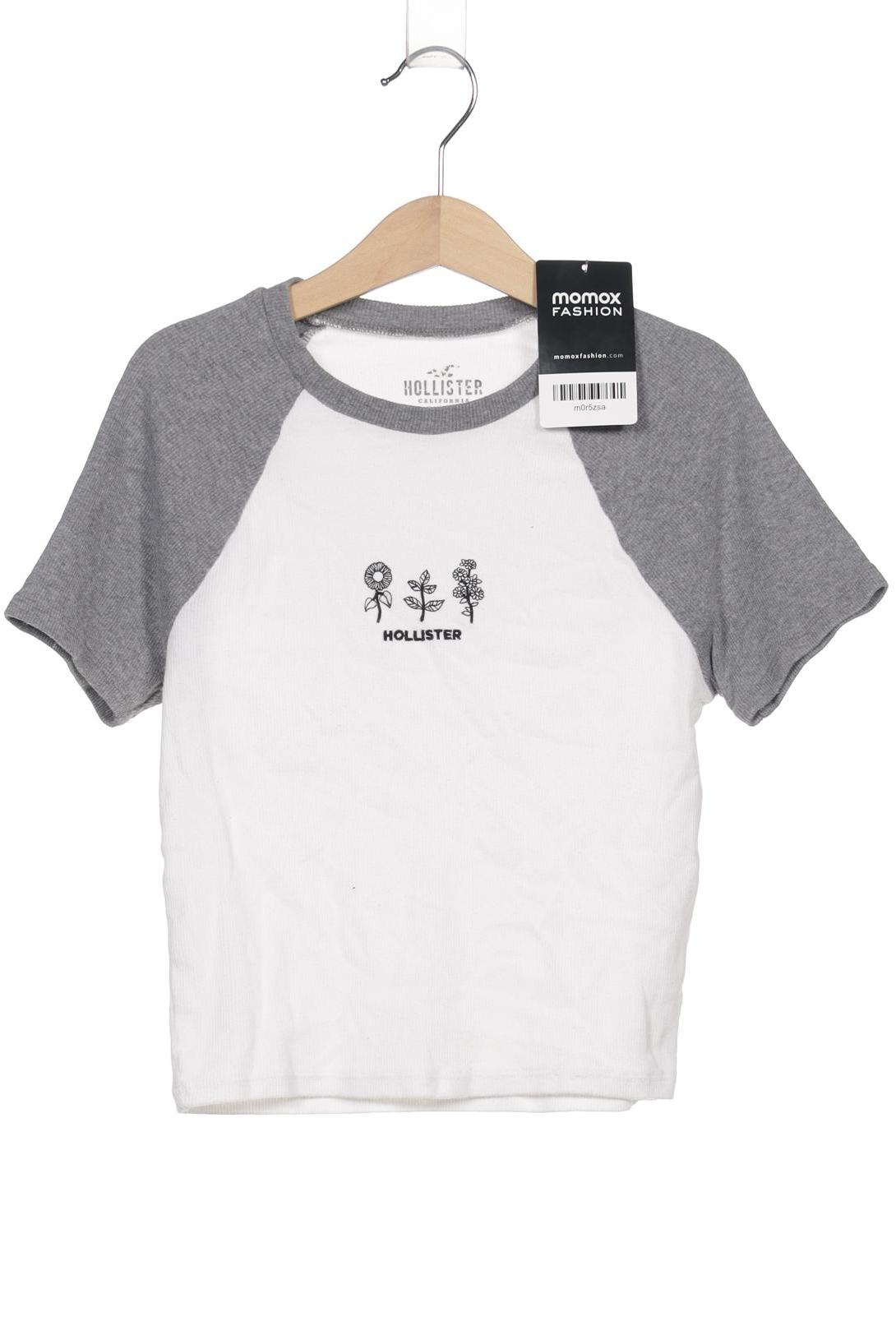 

Hollister Damen T-Shirt, weiß, Gr. 34