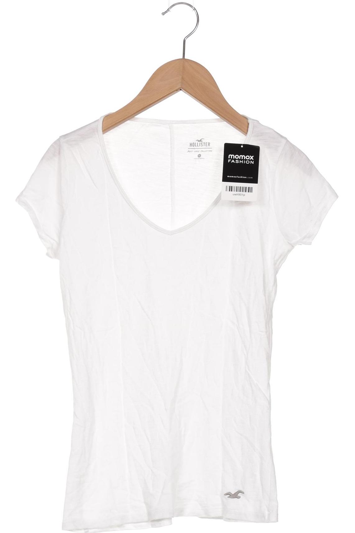 

Hollister Damen T-Shirt, weiß, Gr. 34