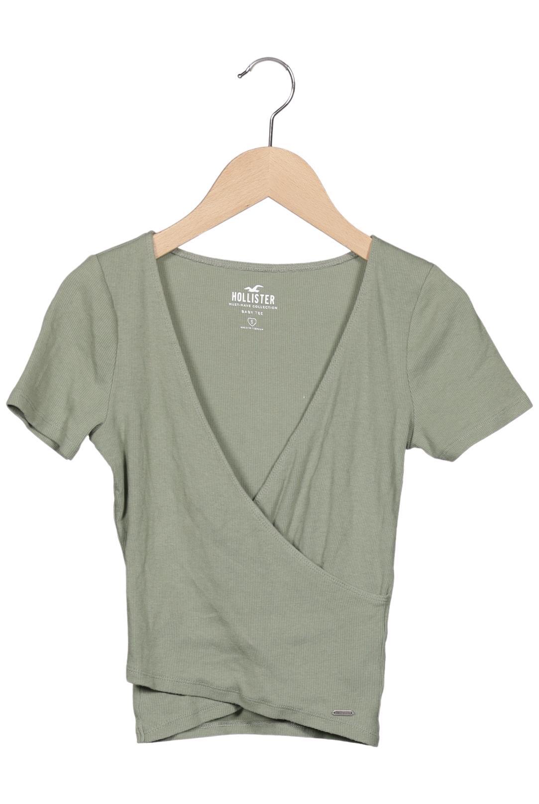 

Hollister Damen T-Shirt, grün, Gr. 36