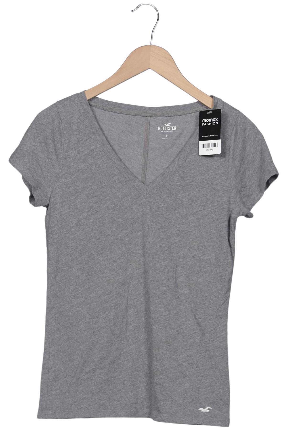 

Hollister Damen T-Shirt, grau, Gr. 42