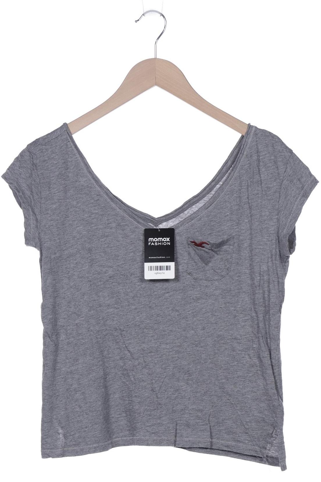 

Hollister Damen T-Shirt, grau, Gr. 36