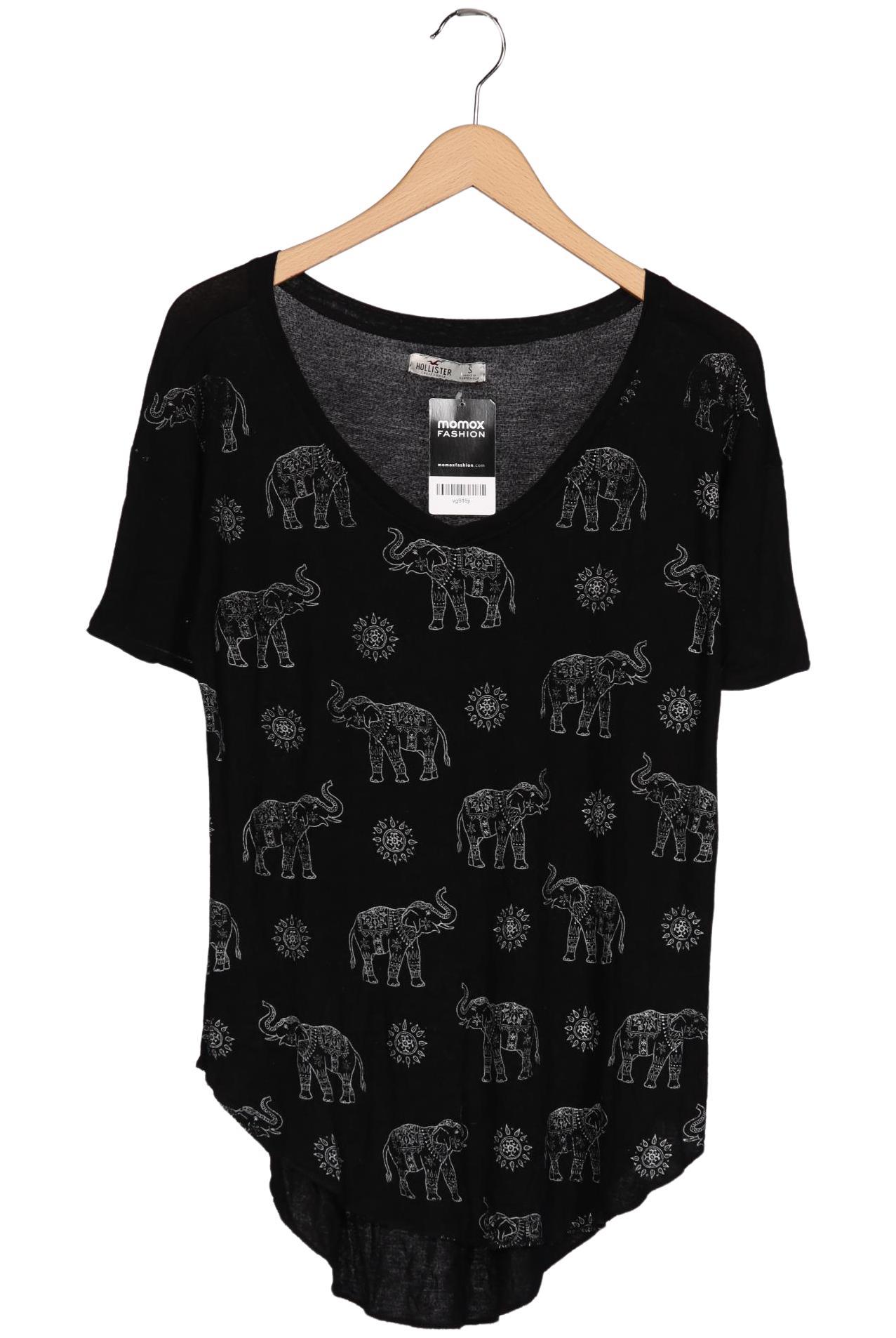 

Hollister Damen T-Shirt, schwarz, Gr. 36