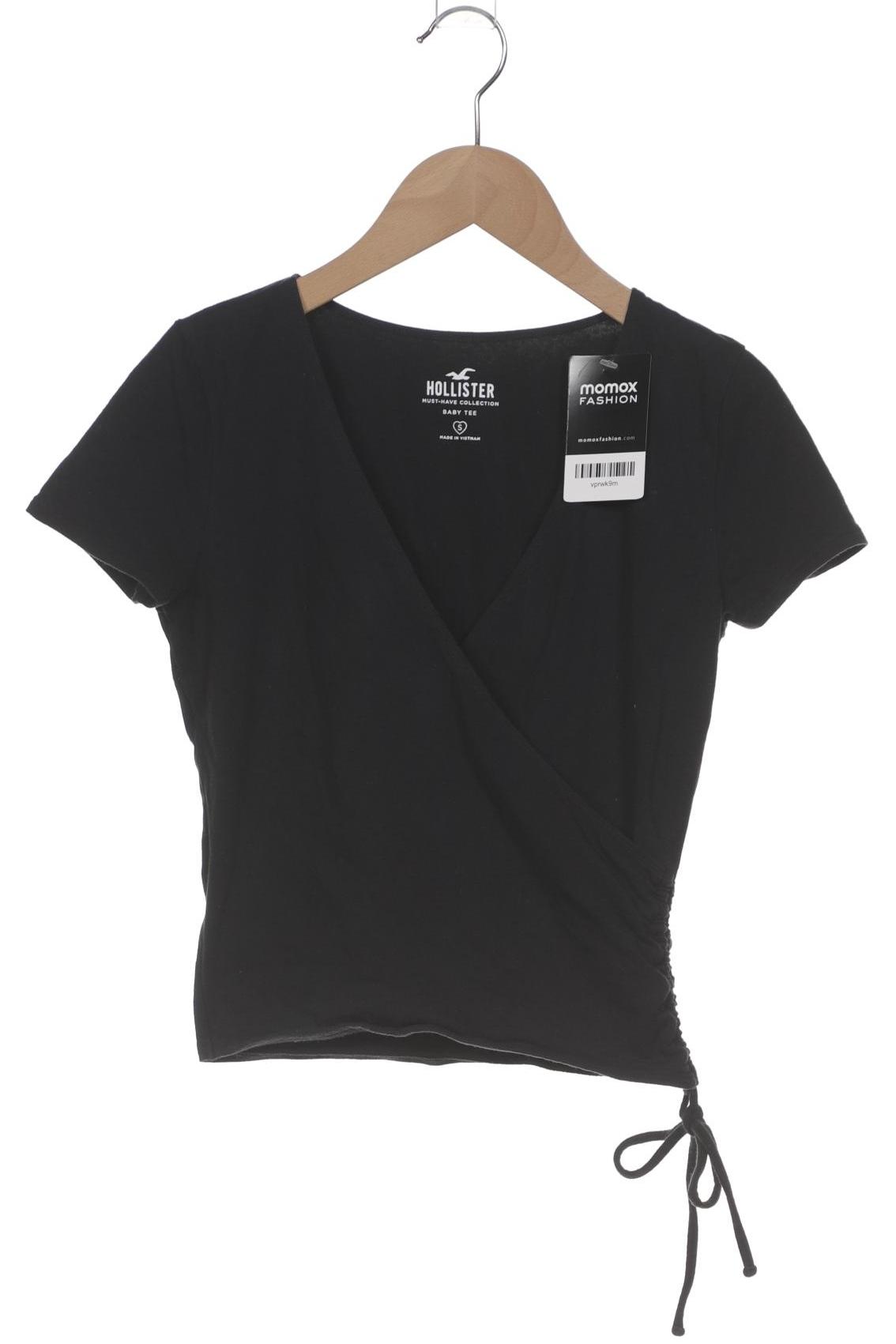 

Hollister Damen T-Shirt, schwarz, Gr. 36