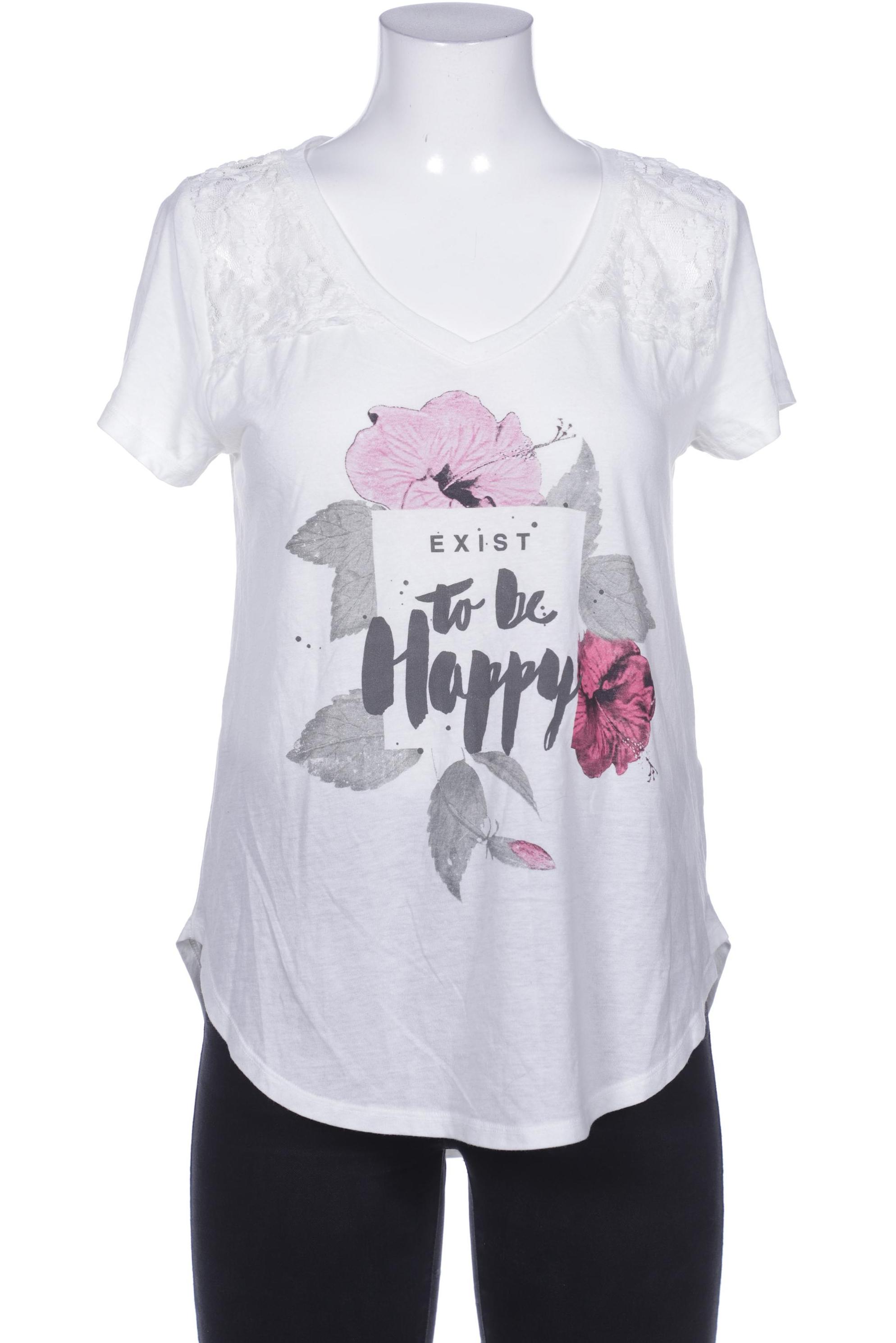 

Hollister Damen T-Shirt, weiß, Gr. 38