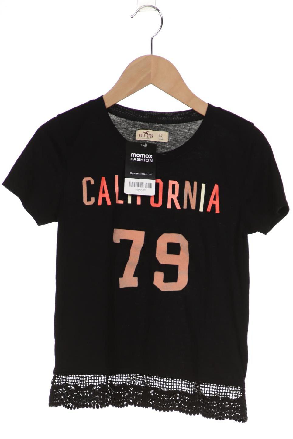

Hollister Damen T-Shirt, schwarz