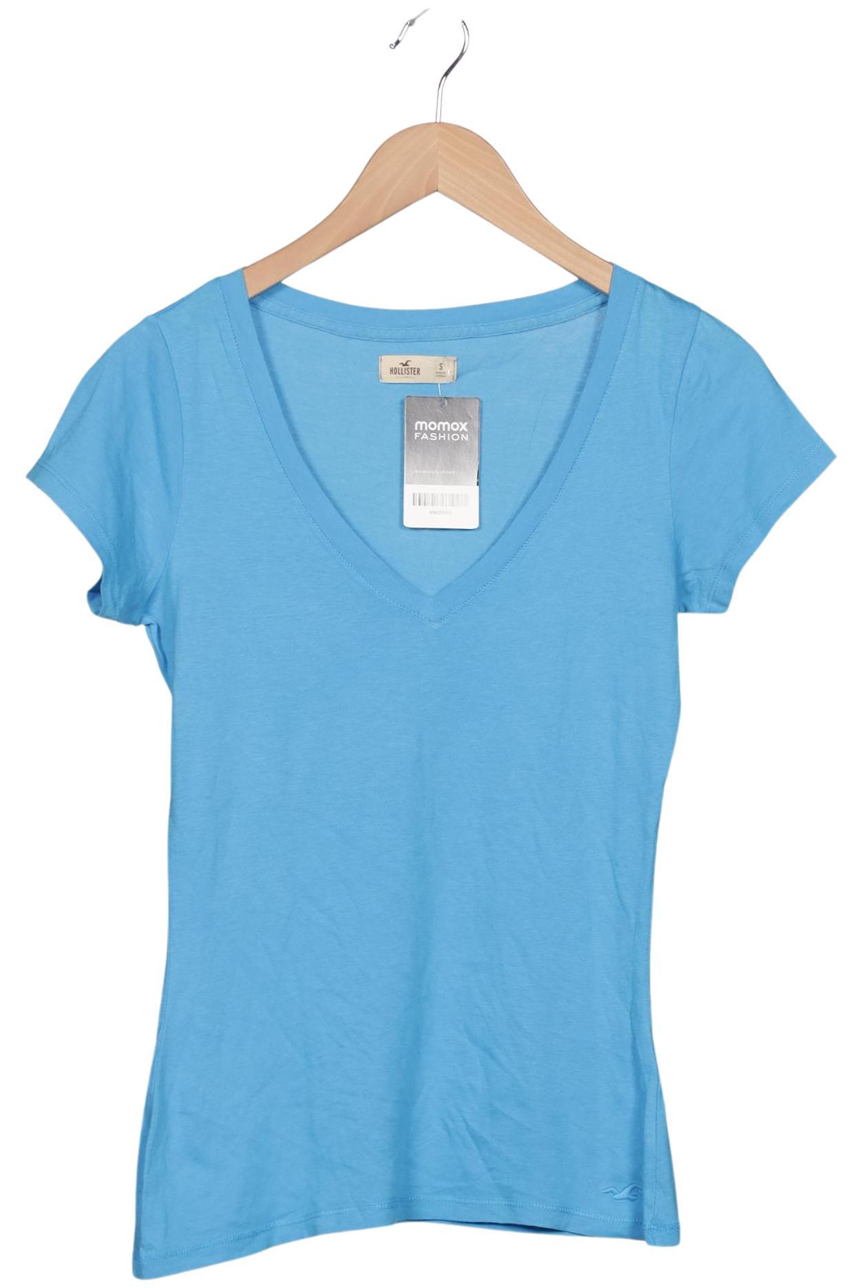 

Hollister Damen T-Shirt, blau, Gr. 36