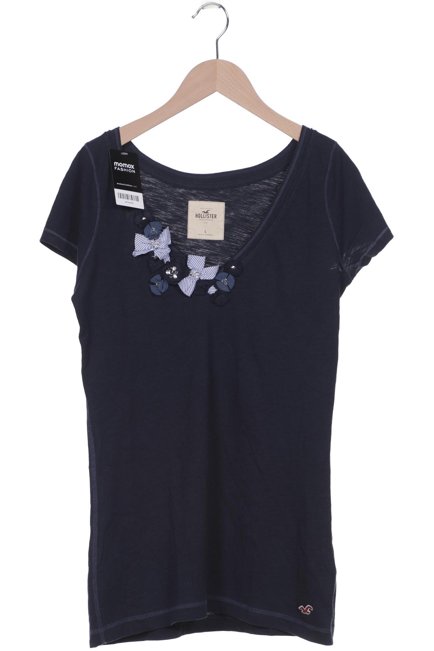 

Hollister Damen T-Shirt, marineblau