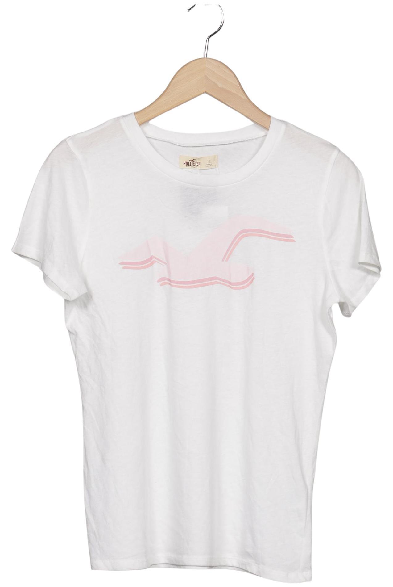 

Hollister Damen T-Shirt, weiß, Gr. 42