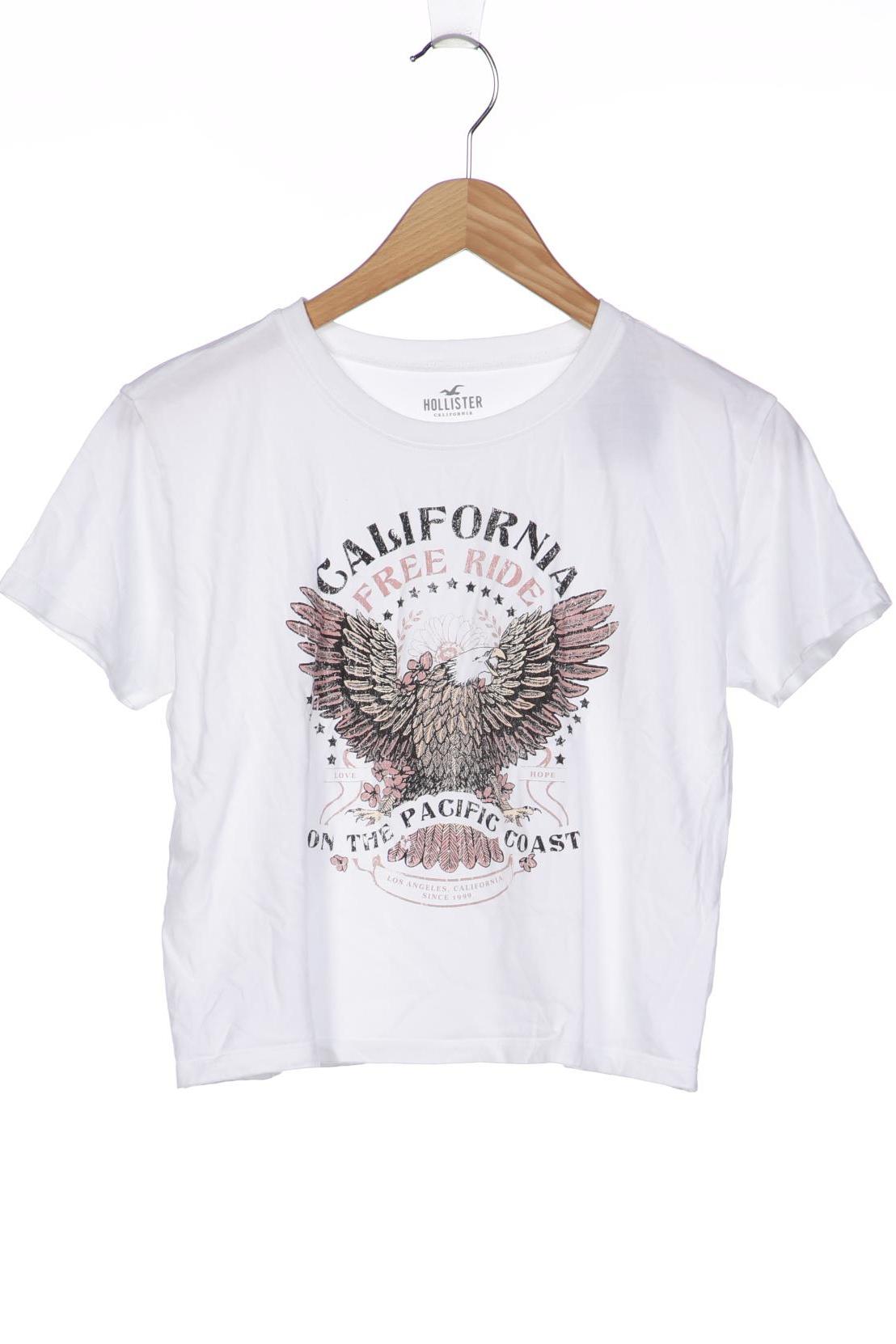 

Hollister Damen T-Shirt, weiß, Gr. 36