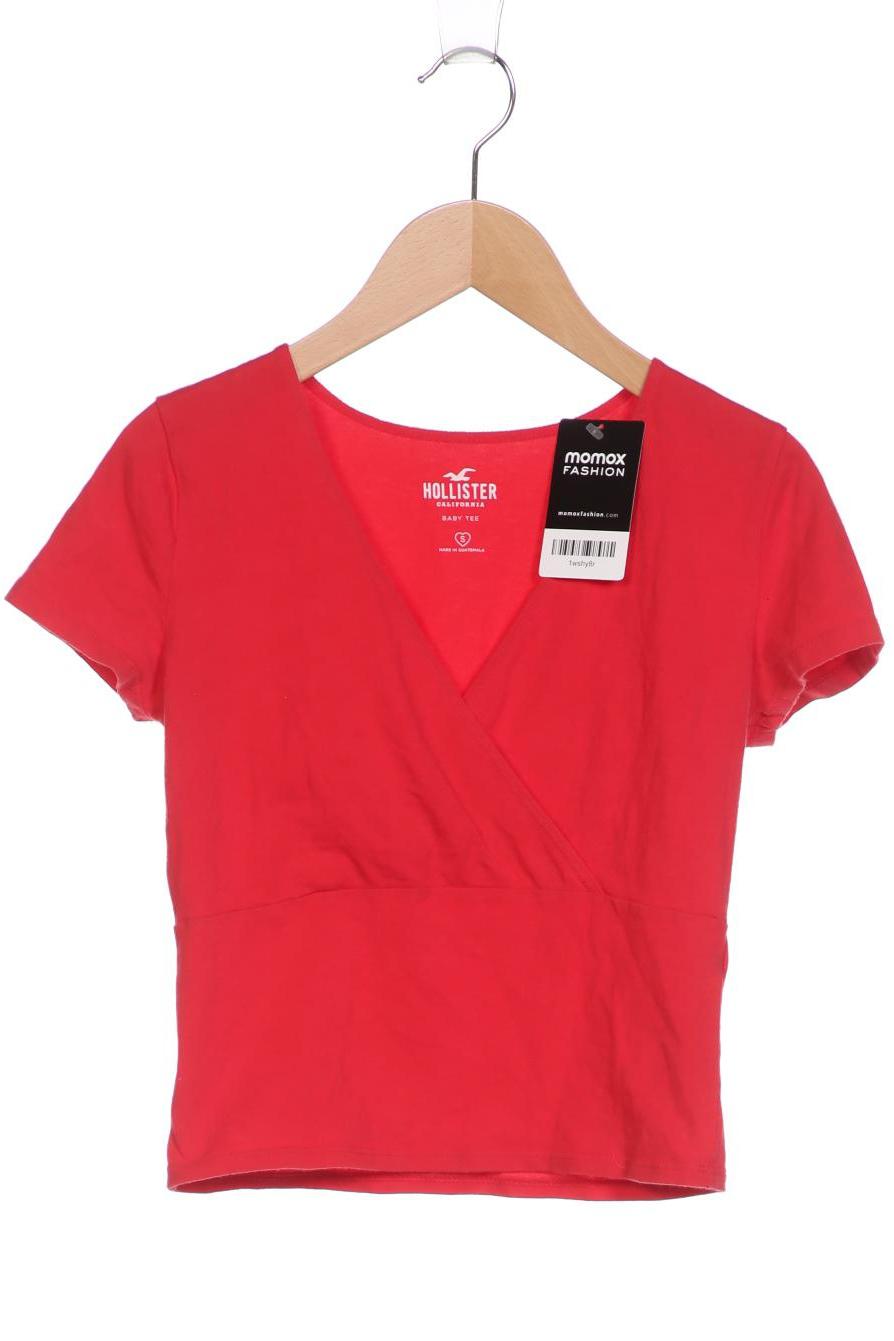 

Hollister Damen T-Shirt, rot, Gr. 36